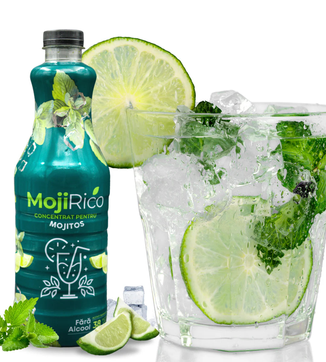 MojiRico/ bază concentrată pentru Mojito fără alcool.